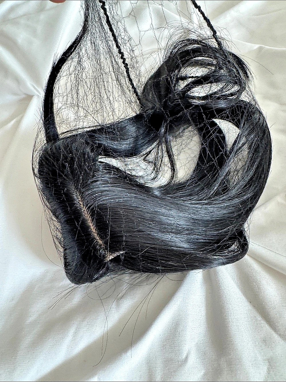 Black Hair topper Piece